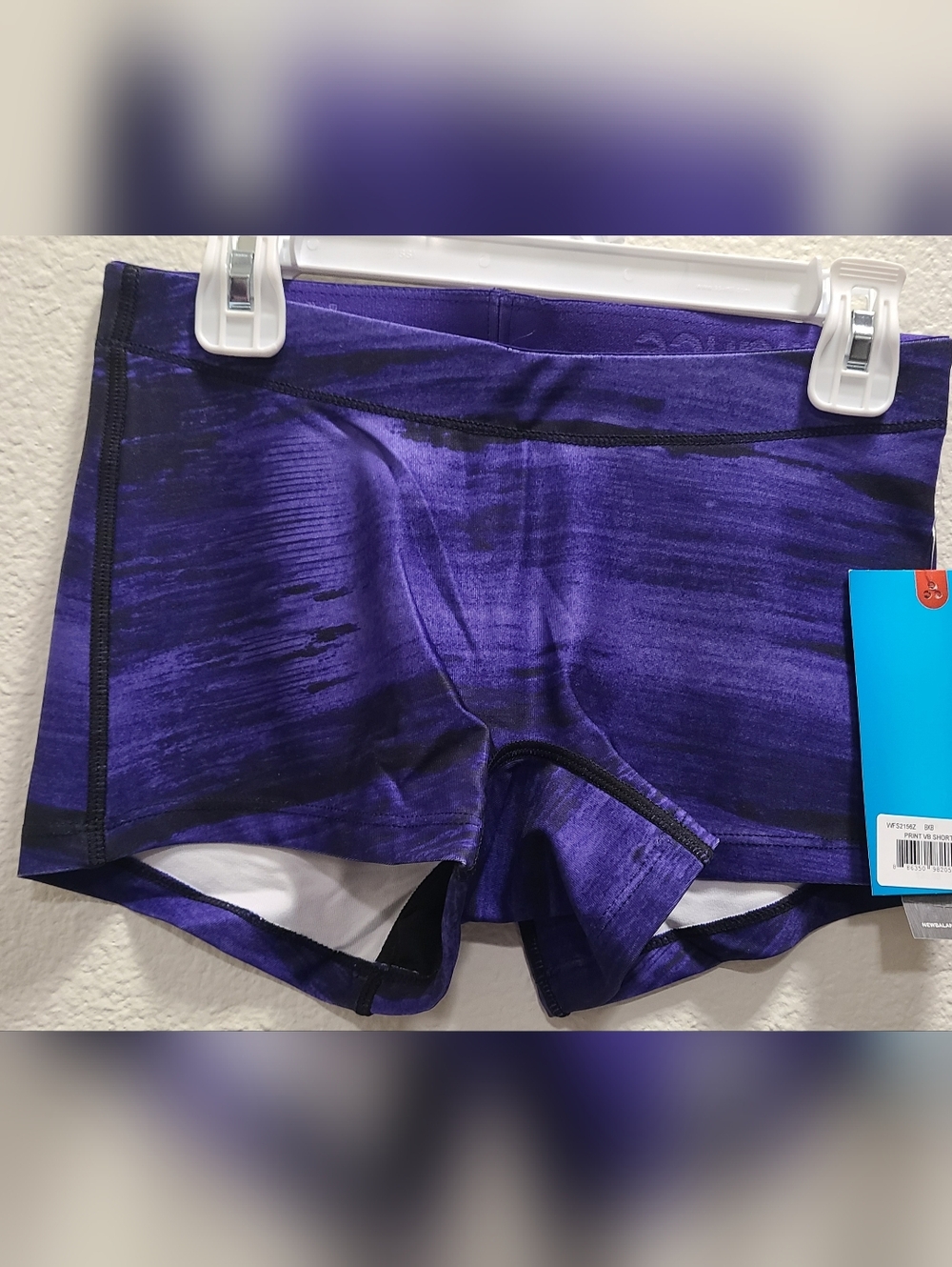 New Balance Purple Athletic Spandex Women's Shorts XS
